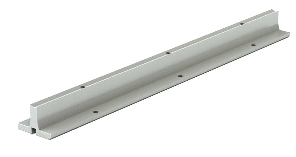 SRPD (Inch) Linear Aluminum Support Rail Pre-Drilled